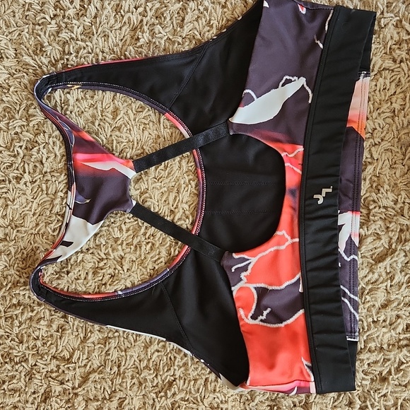 JoyLab floral sports bra size large - Picture 3 of 7